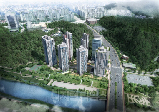 분당 더샵 파크리버 조감도<포스코건설 제공>